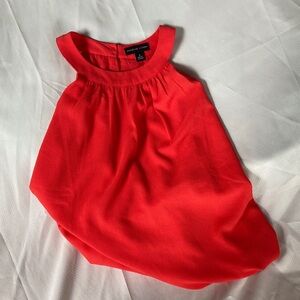 Adrienne Vittandini Scarlet Sleeveless Blouse